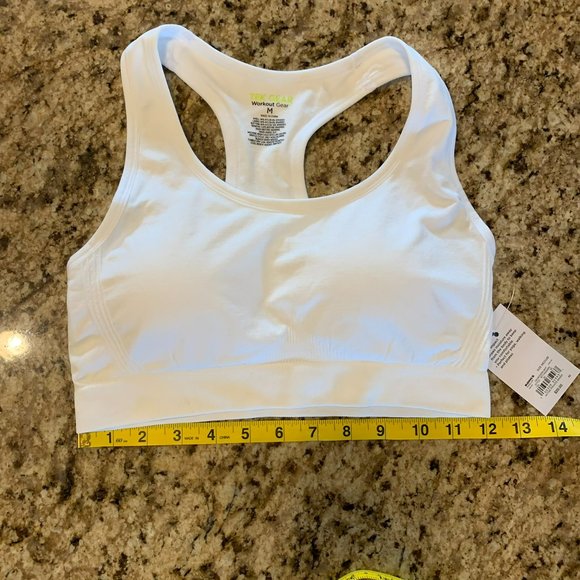 Tek Gear Low Impact Black Sports Bra Sz M BNWT - Picture 3 of 8